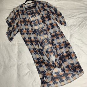 Long Sheer Kimono
